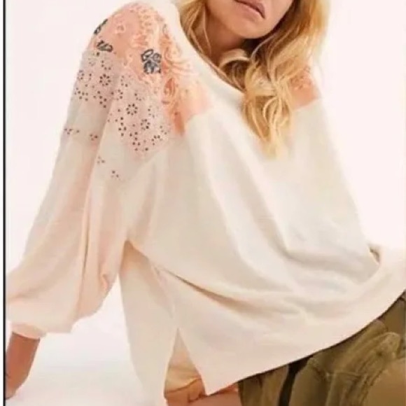 We the Free Feelin It Alabaster Combo top - Picture 1 of 6